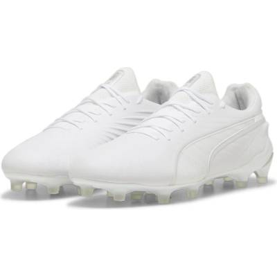 PUMA Футболни бутонки Puma Mens PUMA King Ultimate Firm Ground Football Boots - White/White