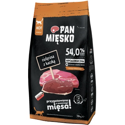 Pan Mięsko Телешко с патица m 1, 6 кг за котки