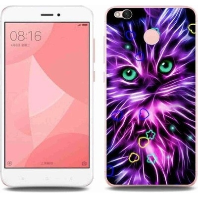 Pouzdro mmCase Gelové Xiaomi Redmi 4X - abstraktní kočka