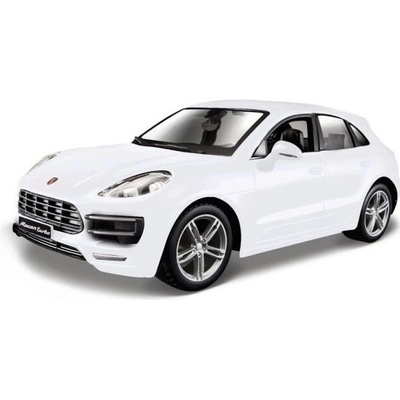 Bburago Porsche Macan model auta bílé barvy 1:24