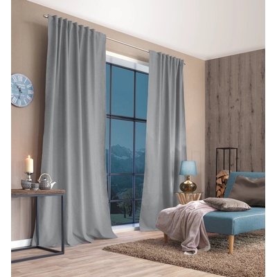 Home Wohnideen zatemňovací termo závěs 85740 PELLU 0309 seda 245x135 cm (v x s)