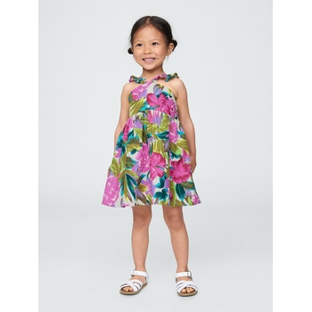 GAP Бебешка ленена рокля GAP GAP | Mnogotsveten | Момчешки | 18-24 месеца