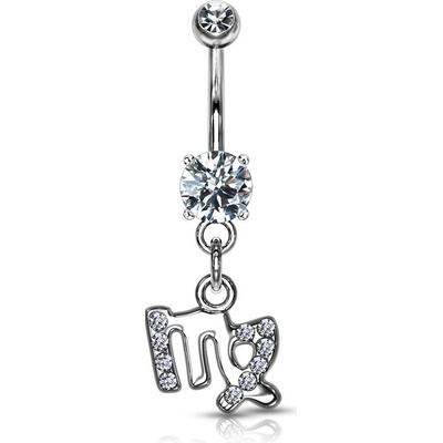 Šperky4U piercing do pupíku znamení WP01141-02