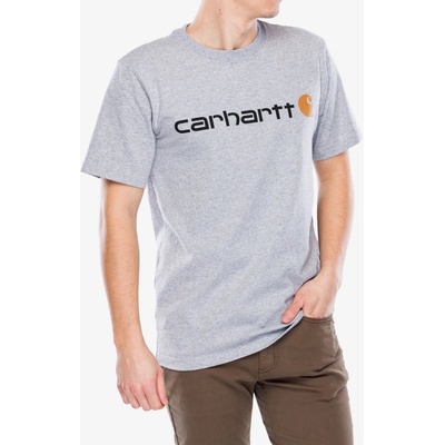 Carhartt Core Logo S-Sleve t-shirt heather grey