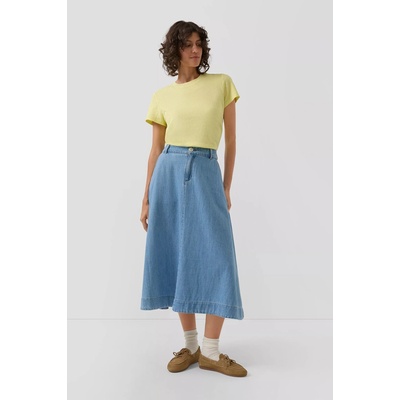 s.Oliver dámska sukňa s vysokým pasem 2176462 52Y2 denim