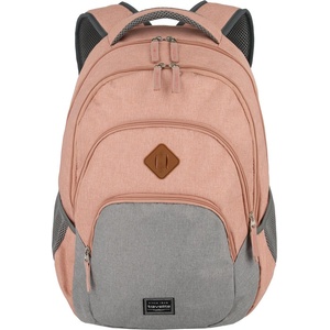 Travelite Basics Backpack Melange Rose/grey