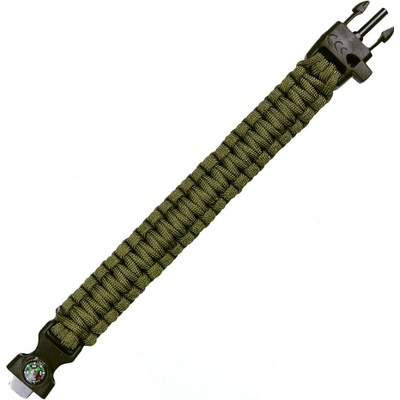 101 Inc Survival Compass 8 - olivový – Sleviste.cz