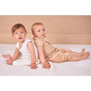 Bio Baby Плюшени бебешки потури Bio Baby в екрю (97218204)