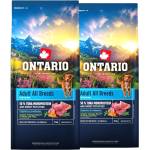 ONTARIO Adult All Breeds Monoprotein Tuna & Sweet Potatoes 2 x 12 кг
