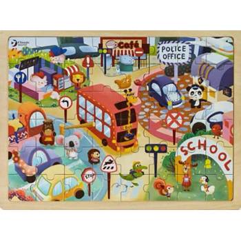 Image 1 of Classic World Дървен пъзел Classic World - Джунгла (CW54242)