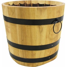 J.A.D. Tools 5970 Květináč dřevěný kulatý (dub) 40x40 cm