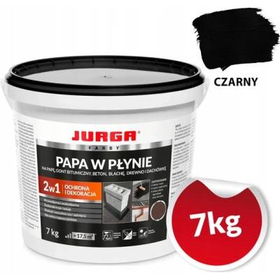 Tekutá lepenka Jurga čierna 7 kg