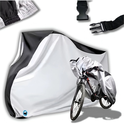 Obal Livoyn 2 bicykle vodotesný so zámkovými otvormi strieborný