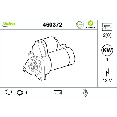 Štartér VALEO 460372