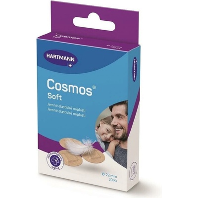 Cosmos Náplast jemná kulatá 22 mm 20 ks