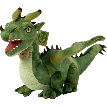 Rappa Плюшена играчка Rappa Еко приятели - Зелен дракон, 40 cm (201521)