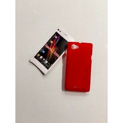 S Case pouzdro Sony Xperia L S36H red / červený