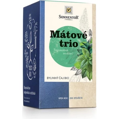 Sonnentor Mätové trio porciovaný BIO 18 sáčkov
