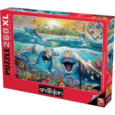 Anatolian Пъзел Anatolian от 260 XL части - Смеещи се делфини (P3348)