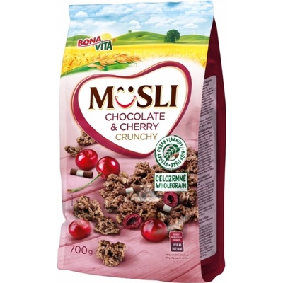 Bonavita müsli chocolate a cherry 700 g