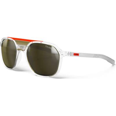 Julbo Слънчеви очила Julbo Slack Cover Spectron Polarized S3 Sunglasses - Crystal / Camel / Brown / Silver Flash (205-7287-0111)