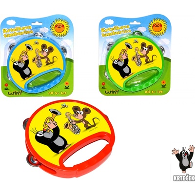 Wiky dětská tamburína Krtek 18 cm
