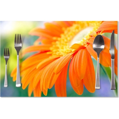Sablio Prestieranie Oranžová gerbera 40x30cm