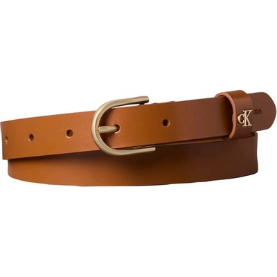 Calvin Klein Dámský kožený opasek Rounded Buckle LV04F7107GYX2