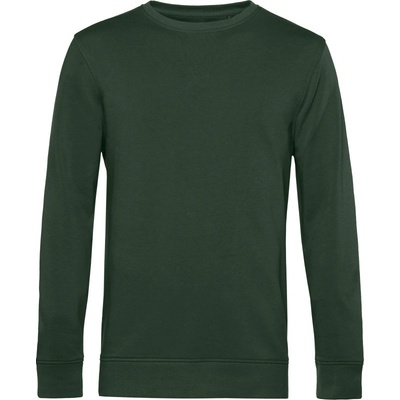 B&C mikina Inspire Crew Neck, pánská COT01U31B07400 forest gree