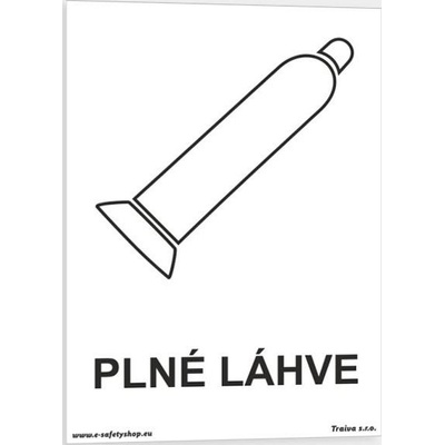 Traiva s.r.o Plné láhve Verze: Samolepka 148 x 210 mm (A5) tl. 0.1 mm - Kód: 01197