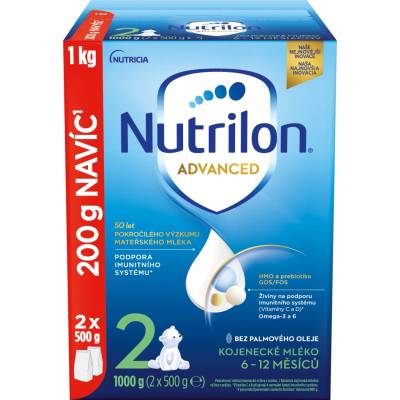 Nutrilon 2 Advanced pokračovací kojenecké 1 kg