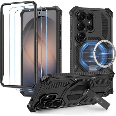 Tech-Protect MAGBLAST MAGSAFE + стъкло 2-pack Galaxy S26 Ultra черно (5906302323739)