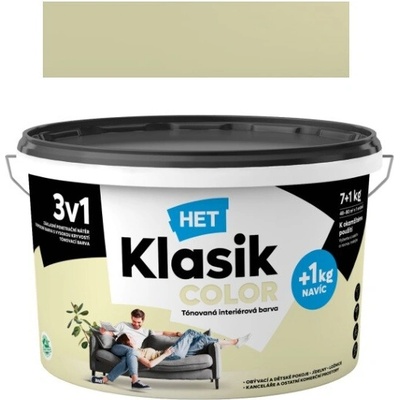 Het Klasik Color malířská barva, 0658 žlutý pastelový, 7+1 kg