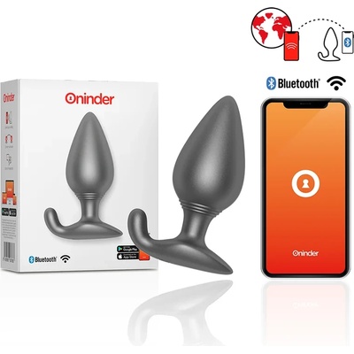 Вибриращ анален плъг, дигитален свят, 11см. - Oninder Rio Anal Plug (D-232588)