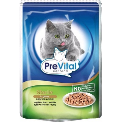 PreVital Cat Sterile s játry v omáčce 100 g