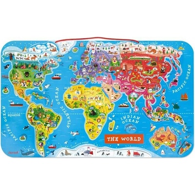 Janod Magnetická mapa světa