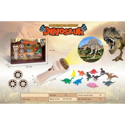 Wiky Projektor 24 snímků se zvířátky - Dino