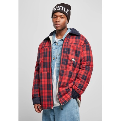 Southpole Мъжко карирано яке Southpole Check Flannel SherpaUB-SP037-00199 - Червен, размер L