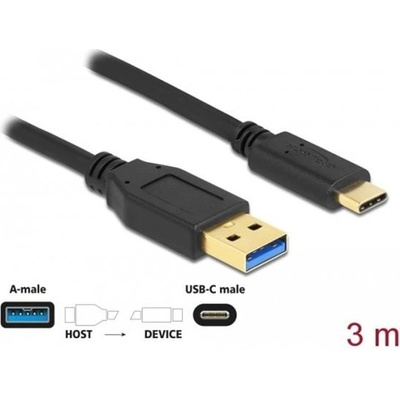 Delock 84006 USB (USB 3.2 Gen 2) Typu-A na USB Type-C™, 3m