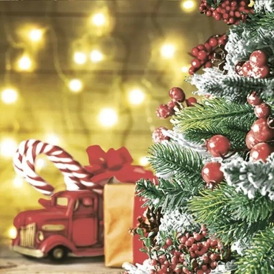 MAKI SLGW 025301 Cozy Scene With Christmas Lights servítky 33x33cm 3V 20ks