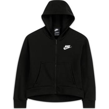 Nike Детски суичър Nike Sportswear Full-Zip Hoodie Junior Girls - Black/White