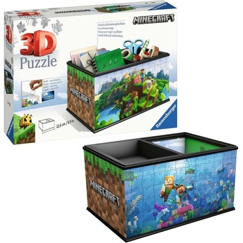 Ravensburger 3D Puzzle 112869 Úložná škatuľa Minecraft 216 dielikov