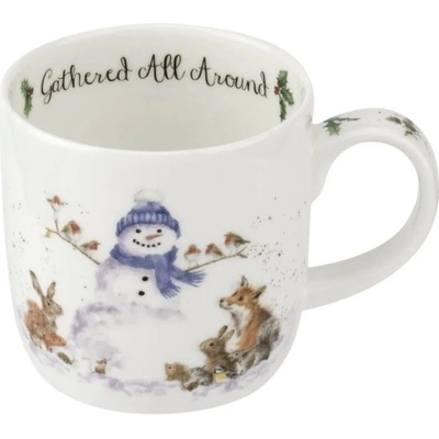 Royal Worcester Vánoční porcelánový Wrendale Designs Gathered All Around 310 ml