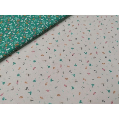 Bavlněná látka Jeiade bílá šíře 150 cm