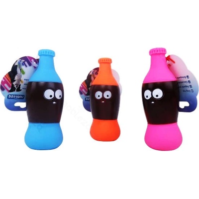 Nobleza Gumená fľaška cola 12 cm modrá