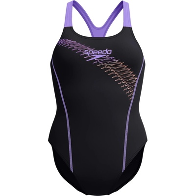 Дамски бански костюм Speedo Women's Medley Logo 1 Piece Swimsuit - Bright Peach - размер 34 (EU) (150-4310-0712)