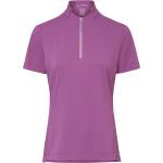 Vaude Дамска фланелка с къс ръкав за колоездене Vaude Women's Adlux Half Zip Shirt Cycling jersey - Magenta - размер 46 (EU) (156-2795-0216)
