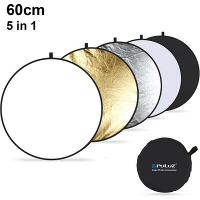 PULUZ Reflexné dosky 60 cm 5 v 1
