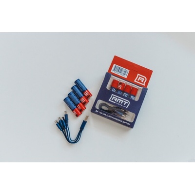 RCobchod Dobíjecí baterie AA 1,5 V USB-C 4ks RMT