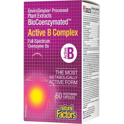 Natural Factors BioCoenzymated Active B-Complex [60 капсули]